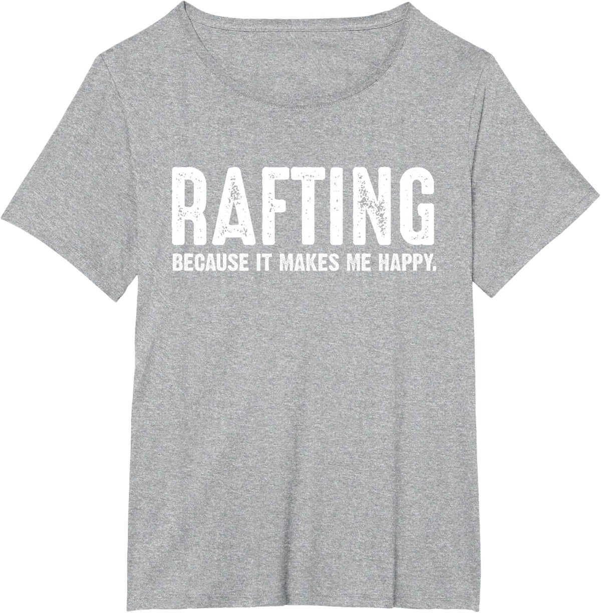 Rafting Gift White Water Rafting Enthusiast Funny Rafting T-Shirt - Heather Grey