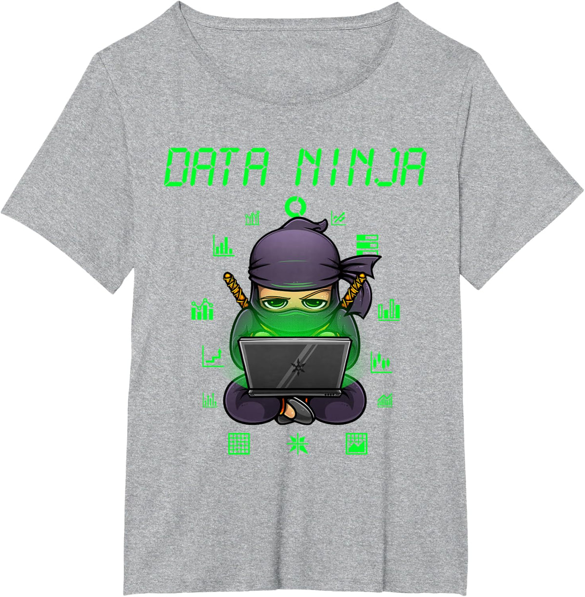 Funny Data Analyst for Men Software Developer T-Shirt - Heather Grey