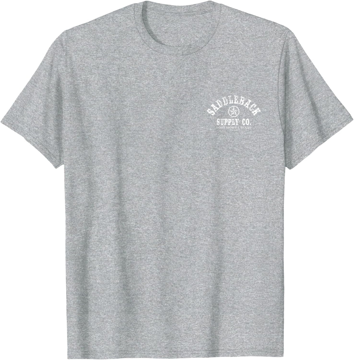 Saddleback Hunting Dog Hunting, Ranching Lightweight Graphic T-Shirt - Heather Grey