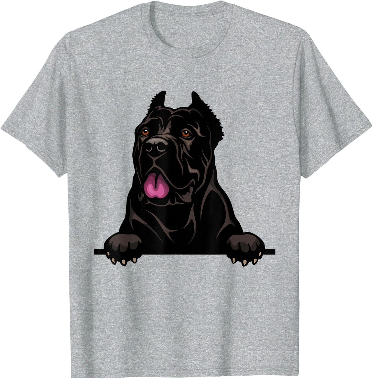 Cane Corso Dog Breed Popping Up Fun Cane Corso Owner T-Shirt - Heather Grey