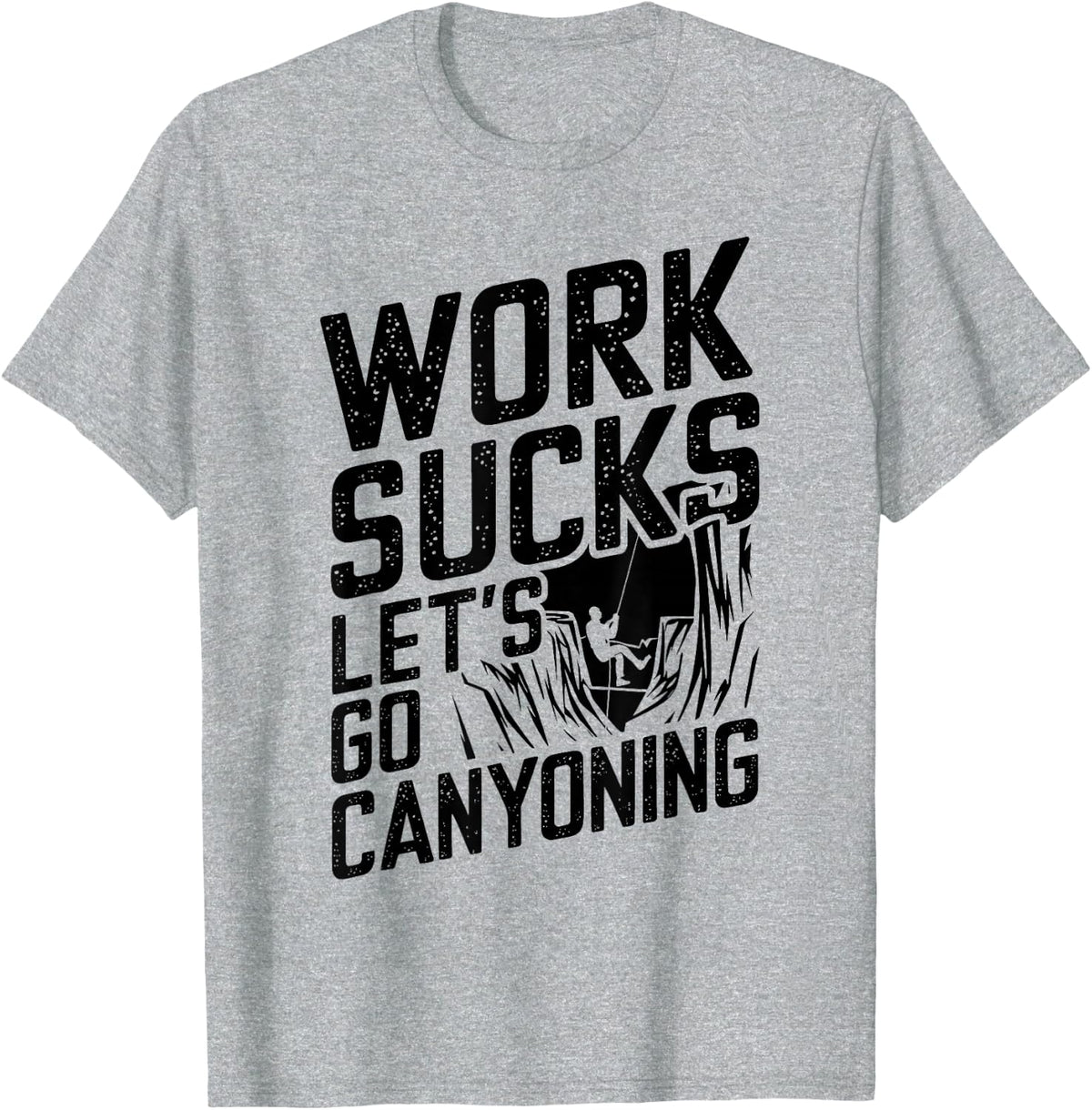 Canyoning Climbing Adventure Outdoor - Canyoning T-Shirt - Heather Grey