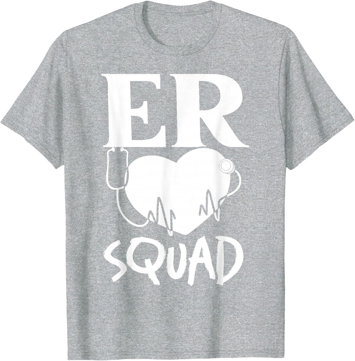 Emergency Medical Technician ER Nurse Department T-Shirt - Heather Grey