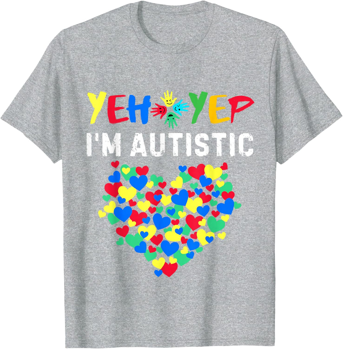 Mens I'm Autistic Toddler Autism Awareness for Boys T-Shirt - Heather Grey