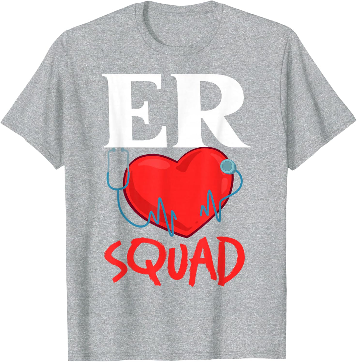 Emergency Room Technician ER Nurse Hospital Department T-Shirt - Heather Grey