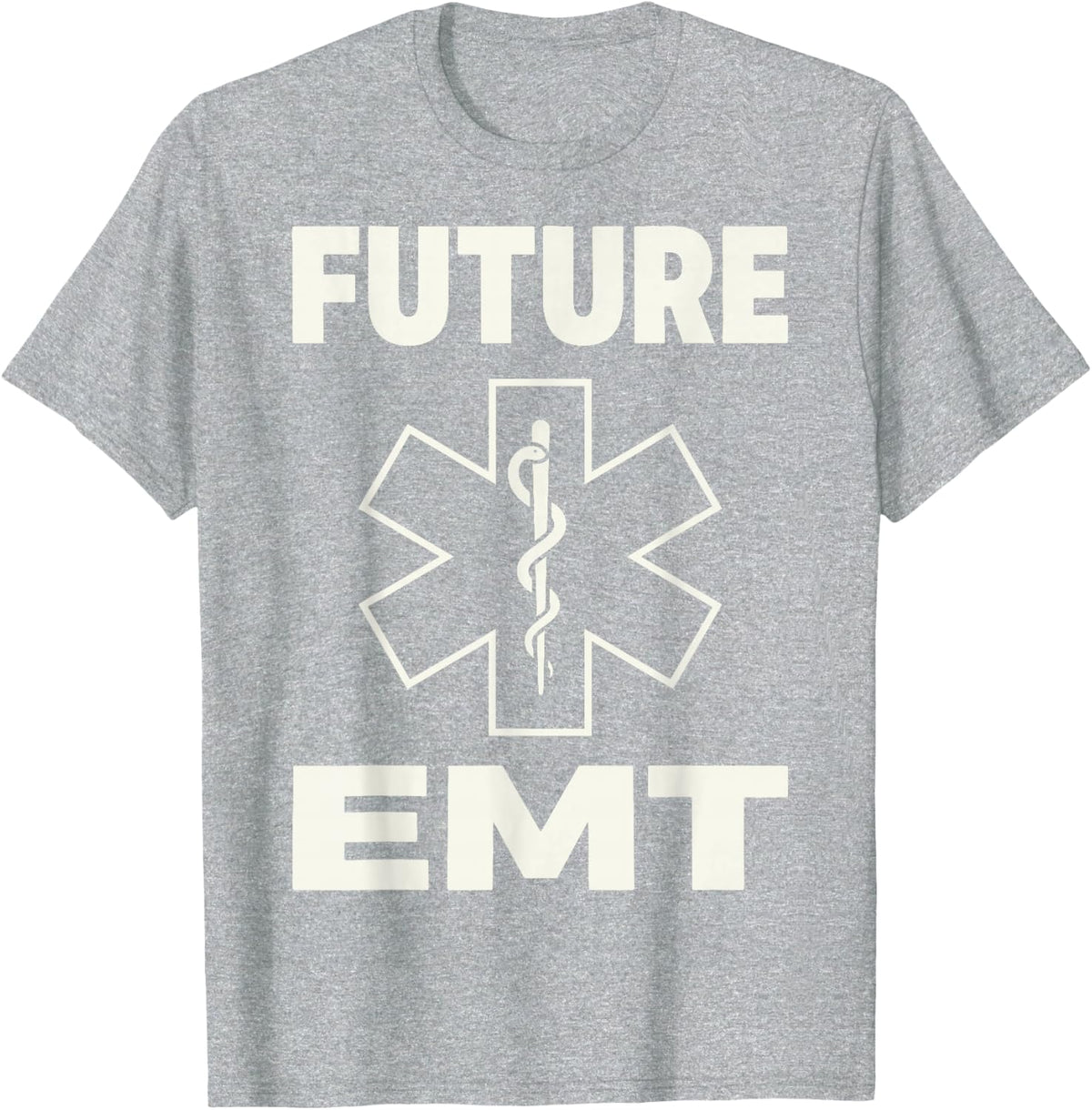 Future EMT Paramedic Student Emergency Medical Technician T-Shirt - Heather Grey