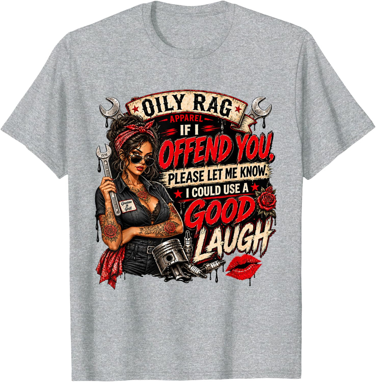 If I Offend You Please Let Me Know I Could Use A Good Laugh T-Shirt - Heather Grey